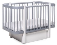 Кроватка Eucalyptus Karol Premium Grey/White (DS-9041)