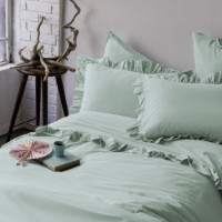 Lenjerie de pat Issimo Frill Mint Double