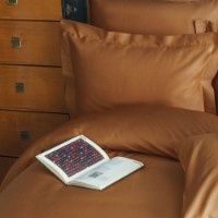 Lenjerie de pat Issimo Simply Double Terra Cota