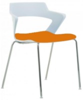 Стул Antares 2160 TC Aoki Seat Uph White/Orange