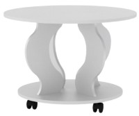 Журнальный столик Компанит Ринг Нимфея Альба