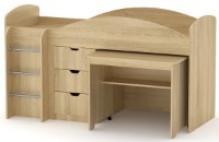 Детская кровать Компанит Универсал Дуб Сонома