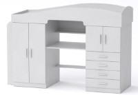 Детская кровать Компанит Универсал-2 Нимфея Альба