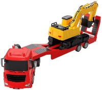 Радиоуправляемая игрушка Jamara Mercedes-Benz Arocs с экскаватором Double Eagle (663-003)