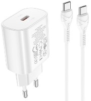 Зарядное устройство Hoco N22 Jetta Type-C to Type-C White