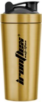 Шейкер для спортивного питания IronFlex Shaker Steel 750ml Gold