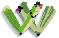 Literă decorativă Djeco W (DD04862)