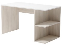 Masa de birou Smartex Comp 100cm Alb/Stejar Deschis