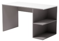 Masa de birou Smartex Comp 120cm Alb/Grafit