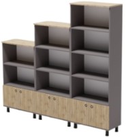 Стеллаж Smartex Set Графит/Дуб Тёмный