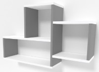 Raft de perete Smartex RD3 Alb/Grafit