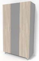 Шкаф Smartex N3 120x52x208cm Графит/Дуб Светлый