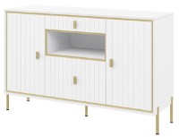 Тумба Неман Люксор МН-042-10 Белый/Белый Глянец