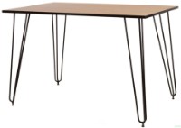 Masă pentru bucătărie Новый стиль Aller Black/Oak 120x80