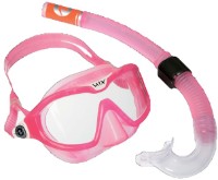 Маска и трубка для ныряния Aqualung Mix JR Pink/White S (SC4250209S)