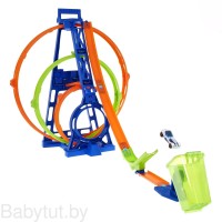 Set jucării transport Hot Wheels  Тройная петля (HMX37)