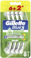 Станок для бритья Gillette Blue3 Plus Sensitive 6+2pcs