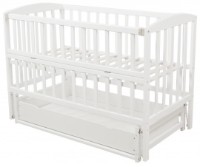 Pătuţ Eucalyptus Bimbi Premium White (DS-1301)