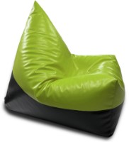 Кресло-мешок BeanBag Max Пирамида XL Зеленый/Черный