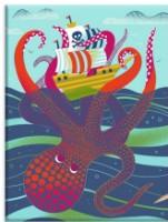 Carte de colorat pentru copii Djeco Topsy Turvy DJ09714