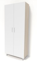Шкаф Smartex N4 90x40x208cm Дуб Светлый/Белый