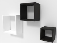 Raft de perete Smartex RD12 Alb/Negru