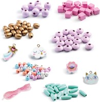 Набор детской бижутерии Djeco Wooden beads DJ09823