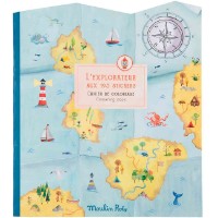 Carte de colorat pentru copii Moulin Roty MR712605