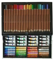 Set de desen pentru copii 4Play Creativity Blue 145pcs