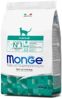 Сухой корм для кошек Monge Superpremium Hairball Rich in Chicken 400g