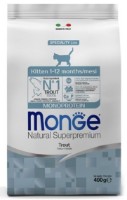 Сухой корм для кошек Monge Superpremium Kitten Monoprotein Trout 400g