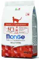 Сухой корм для кошек Monge Superpremium Senior Rich in Chicken 400g