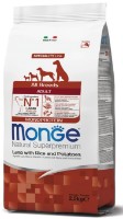 Hrană uscată pentru câini Monge Superpremium Mini Adult Lamb/Rice/Potatoes 2.5kg