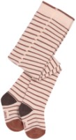 Colanți pentru copii Lassig GOTS Tiny Farmer Striped 68cm Orange/Beige LS1532007845-68
