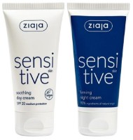 Подарочный набор Ziaja Sensitive Day Cream 50ml + Sensitive Night Cream 50ml