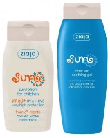 Protecția solară pentru copii Ziaja Sun Lotion SPF50 125ml + After Sun Gel 200ml