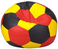 Кресло-мешок BeanBag Ares XXL Жёлтый/Чёрный/Красный