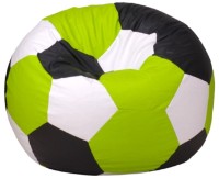 Кресло-мешок BeanBag Ares XXL Зелёный/Белый/Чёрный