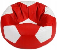 Fotoliu puf BeanBag Ares XL Красный/Белый