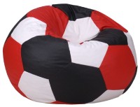 Кресло-мешок BeanBag Ares XXL Красный/Белый/Чёрный