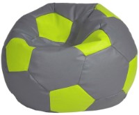 Кресло-мешок BeanBag Ares XXL Серый/Зелёный