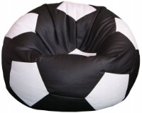 Кресло-мешок BeanBag Ares XL Чёрный/Белый