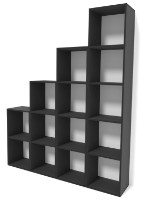 Etajeră Smartex Box Set 600 Negru