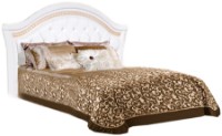 Кровать КМК Графиня 1600 Белый Металлик/Золото (0379.2)