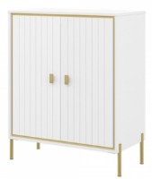 Тумба КМК Люксор МН-042-09 Белый/Белый Глянец