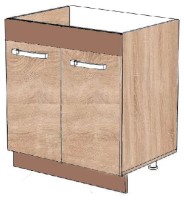 Bucatarie modulara Sokme Алина 80 НМ Stejar Sonoma/Stejar Sonoma Mokka 1