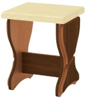 Табурет Компанит Т-3 Слоновая Кость/Орех Экко