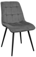 Scaun Deco Capella Dark Grey/Black Legs