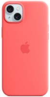 Husa de protecție Apple iPhone 15 Plus Silicone Case with MagSafe Guava