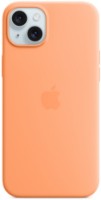 Чехол Apple iPhone 15 Silicone Case with MagSafe Orange Sorbet